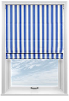 The British Stripe Co. Catherine, Bristol No.2 - Twist&Fit Roman Blind